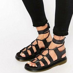 Dr Martens Kristina Ghillie Sandals (run big)